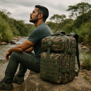 Mochila Tática Militar 50L Impermeável para Aventuras