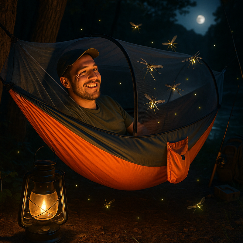 Rede de Camping com Mosquiteiro | Enquanto Durar o Estoque!