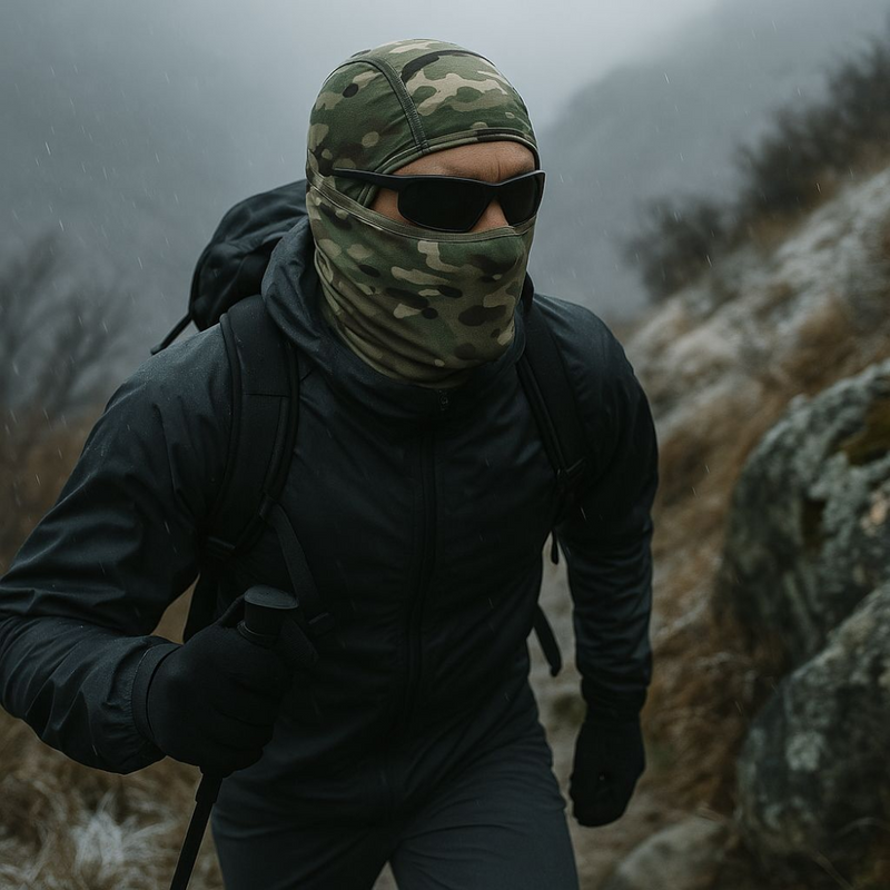 Balaclava Camuflada Outdoor – Proteção e Conforto para Aventureiros | Estoque Limitado!