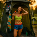 Ducha Solar Portátil 20L para Camping com Aquecimento Natural