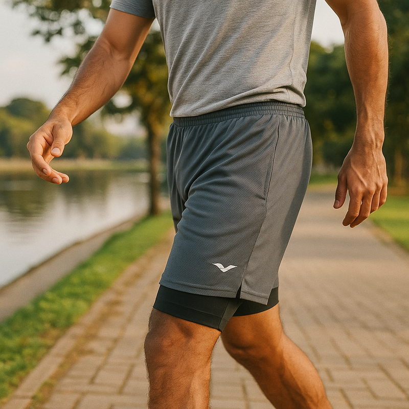 SHORTS COMBATE 2 EM 1 — ÚLTIMAS UNIDADES COM FRETE GRÁTIS!