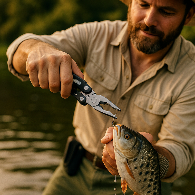 Alicate Multifuncional Tático NomadeGrip 17 em 1 – Edição Premium Limitada