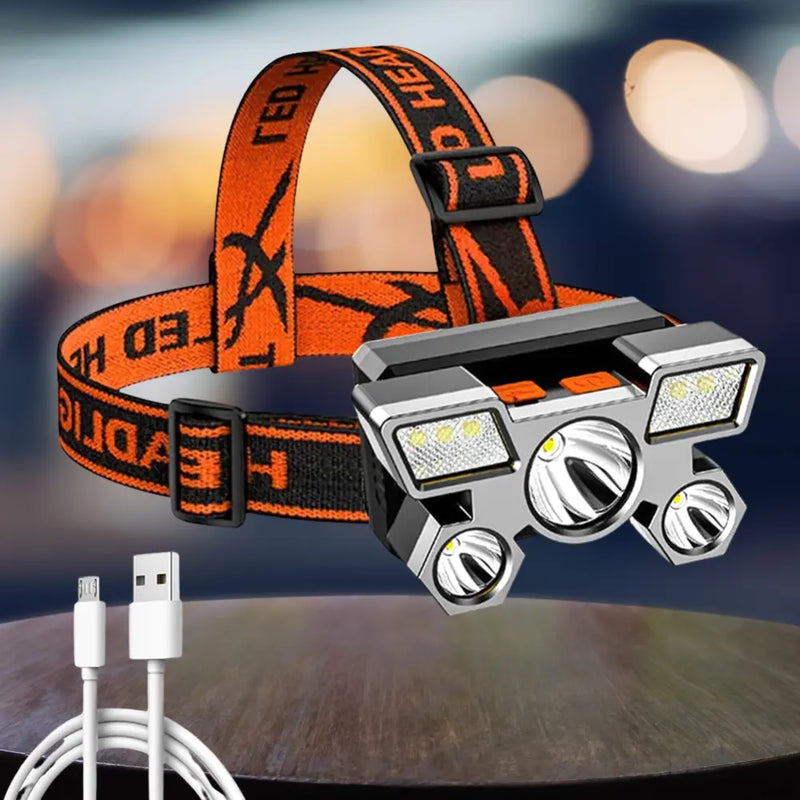 Lanterna Recarregável 5 LEDs – Poucas Peças Restantes!