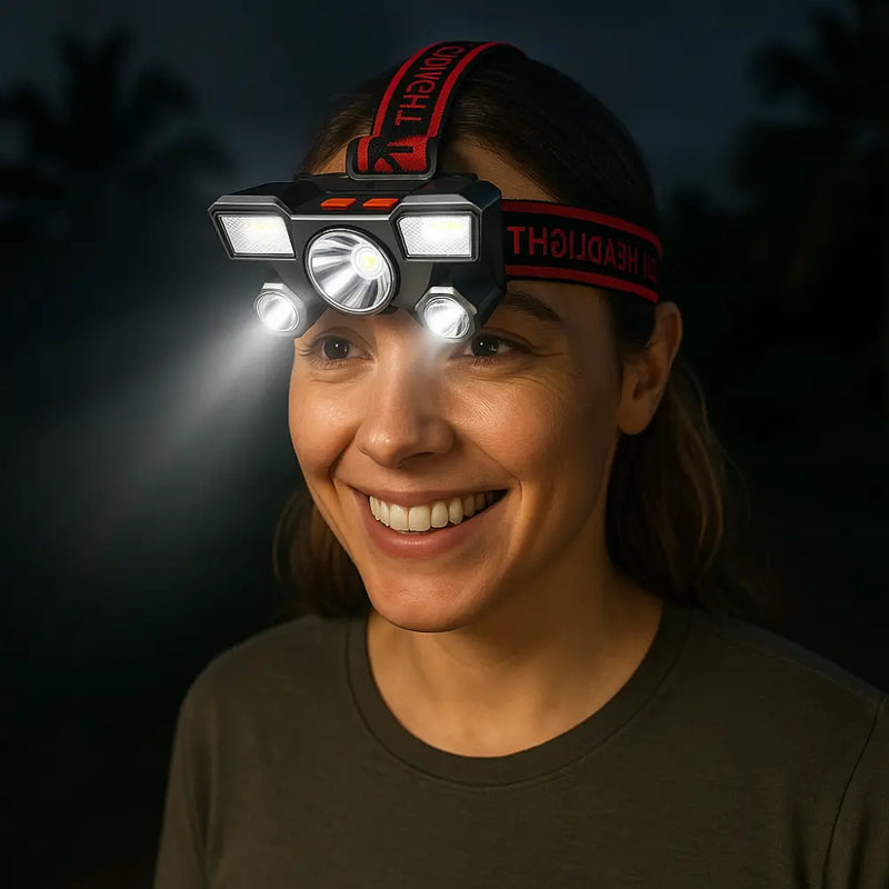 Lanterna Recarregável 5 LEDs – Poucas Peças Restantes!